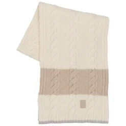 Halstørklæde<Eleventy Sciarpa con logo Beige
