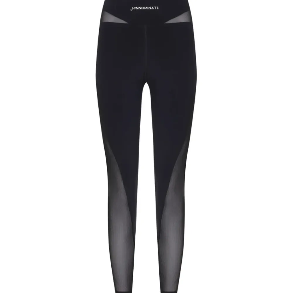 Træningsbukser & Tights^HINNOMINATE Semi-Transparent Nylon Leggings Sort