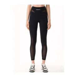 Træningsbukser & Tights^HINNOMINATE Semi-Transparent Nylon Leggings Sort