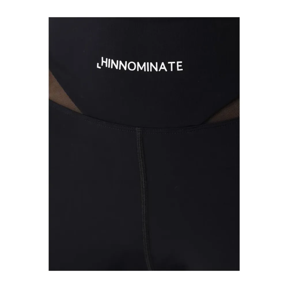 Træningsbukser & Tights^HINNOMINATE Semi-Transparent Nylon Leggings Sort