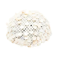 Huer & Kasketter^Alanui Sequin Embellished Open Knit Beanie Hvid
