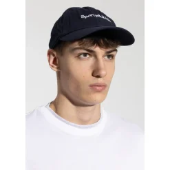 Huer, Kasketter & Hatte^Sporty & Rich Serif Logo Hat Blå
