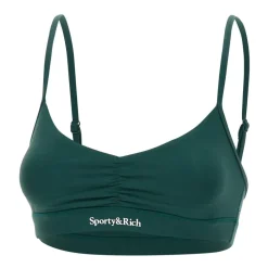 T-Shirts & Toppe^Sporty & Rich Serif Logo Mini Sports BH Grøn