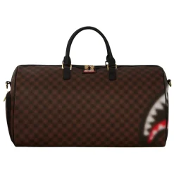 Tasker^SPRAYGROUND Sharks in Paris Blur Duffle Bag Brun