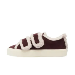 Sneakers^Inuikii Shearling Low Velcro Brun