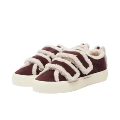 Sneakers^Inuikii Shearling Low Velcro Brun
