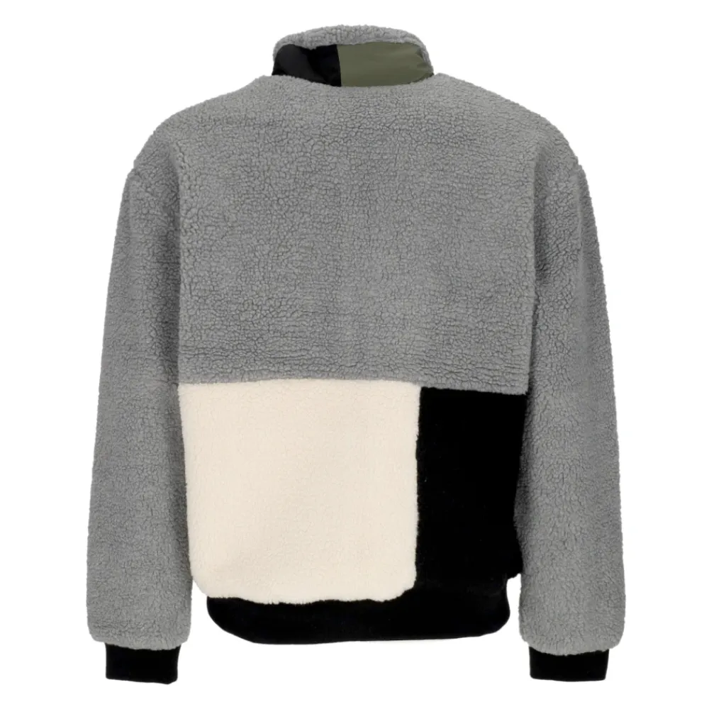 Fleece<Element Sherpa Jakke Høj Hals Lynlås Multifarvet