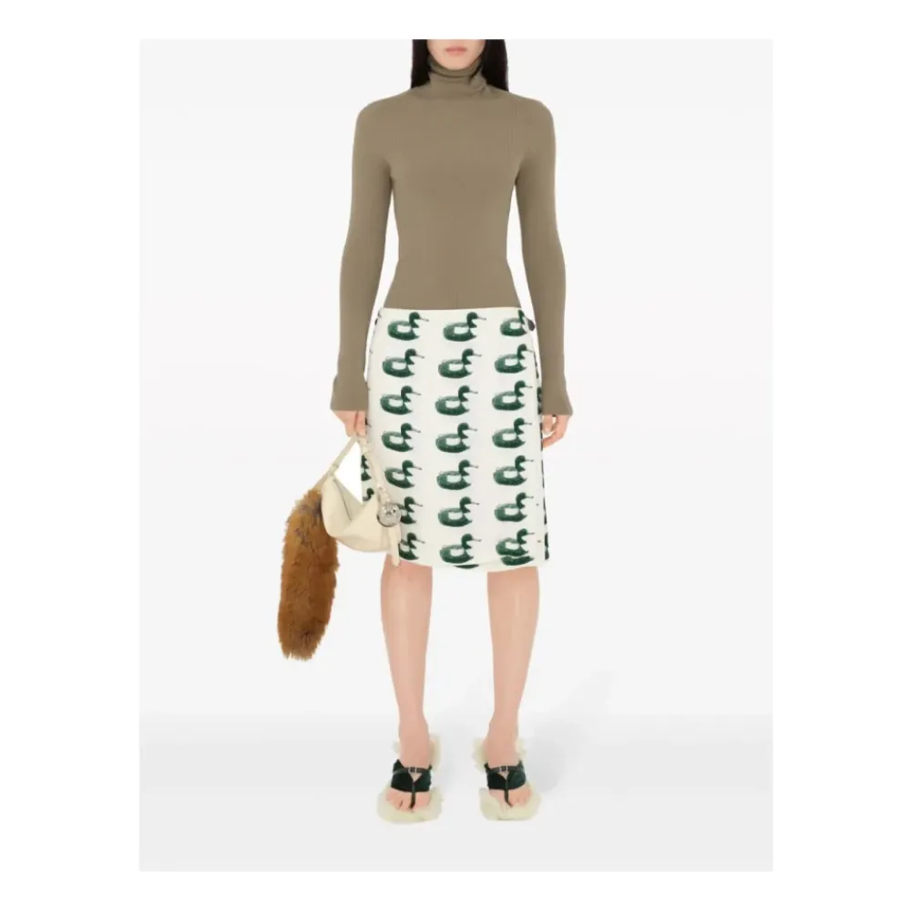 Bæltetasker<Burberry Shield Sling Mini Pearl Taske Beige