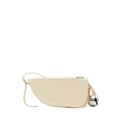 Bæltetasker<Burberry Shield Sling Mini Pearl Taske Beige