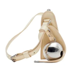 Bæltetasker<Burberry Shield Sling Mini Pearl Taske Beige
