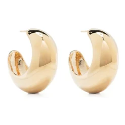 Smykker^Isabel Marant Shiny Crescent Earrings Gul