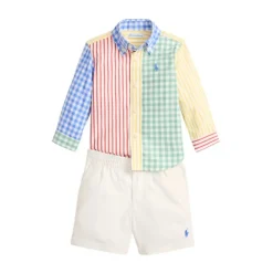 Bodystocking & Sæt^Polo Ralph Lauren Shirt And Shorts Set Multifarvet