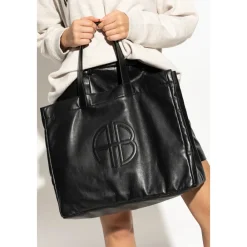 Indkøbstasker<Anine Bing Shopper taske Large Rio Sort