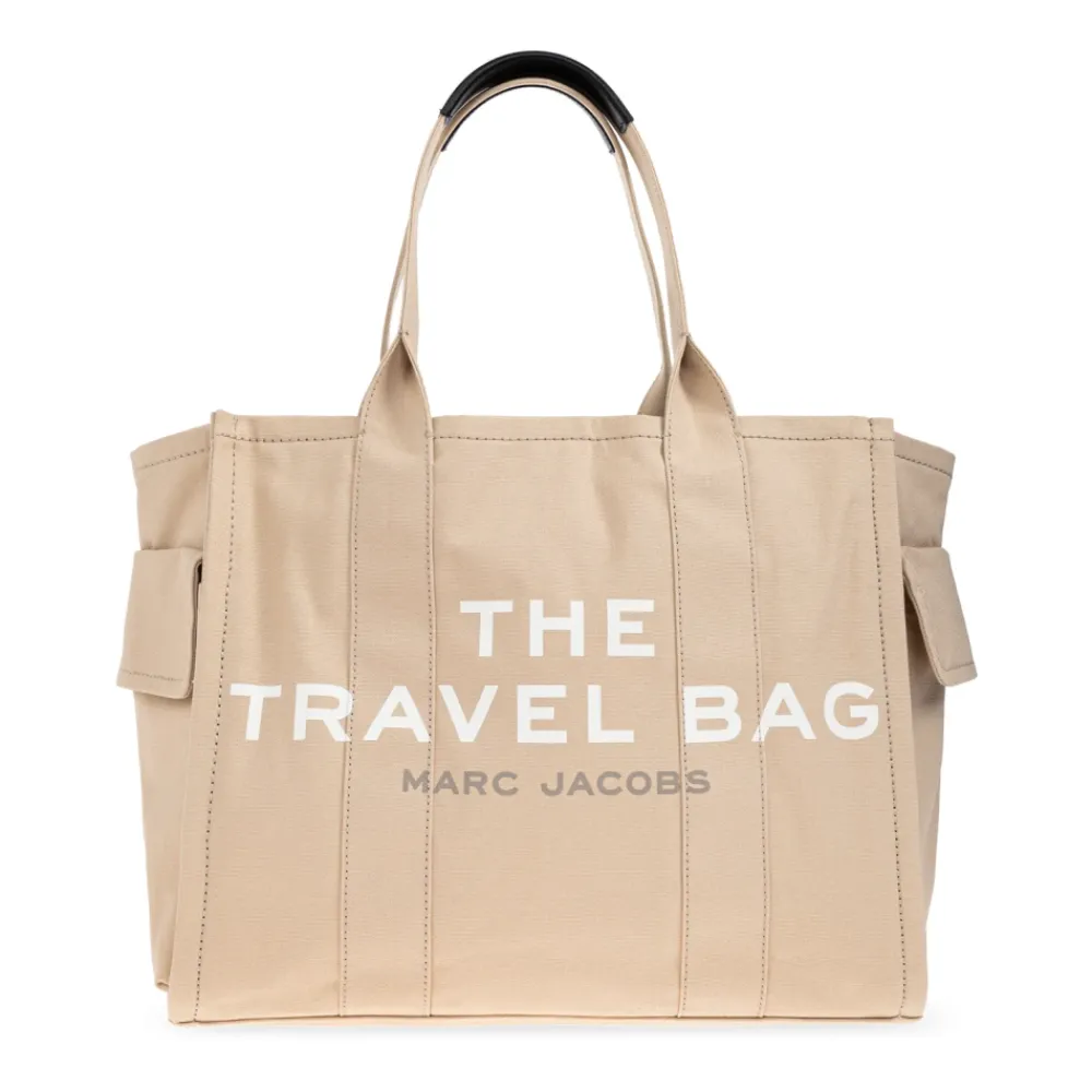 Indkøbstasker^Marc Jacobs Shopper taske The Travel Bag Beige