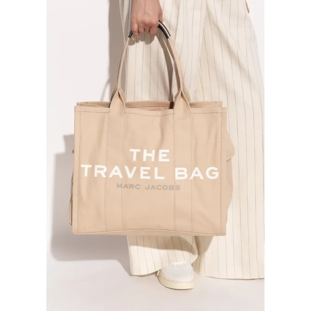 Indkøbstasker^Marc Jacobs Shopper taske The Travel Bag Beige