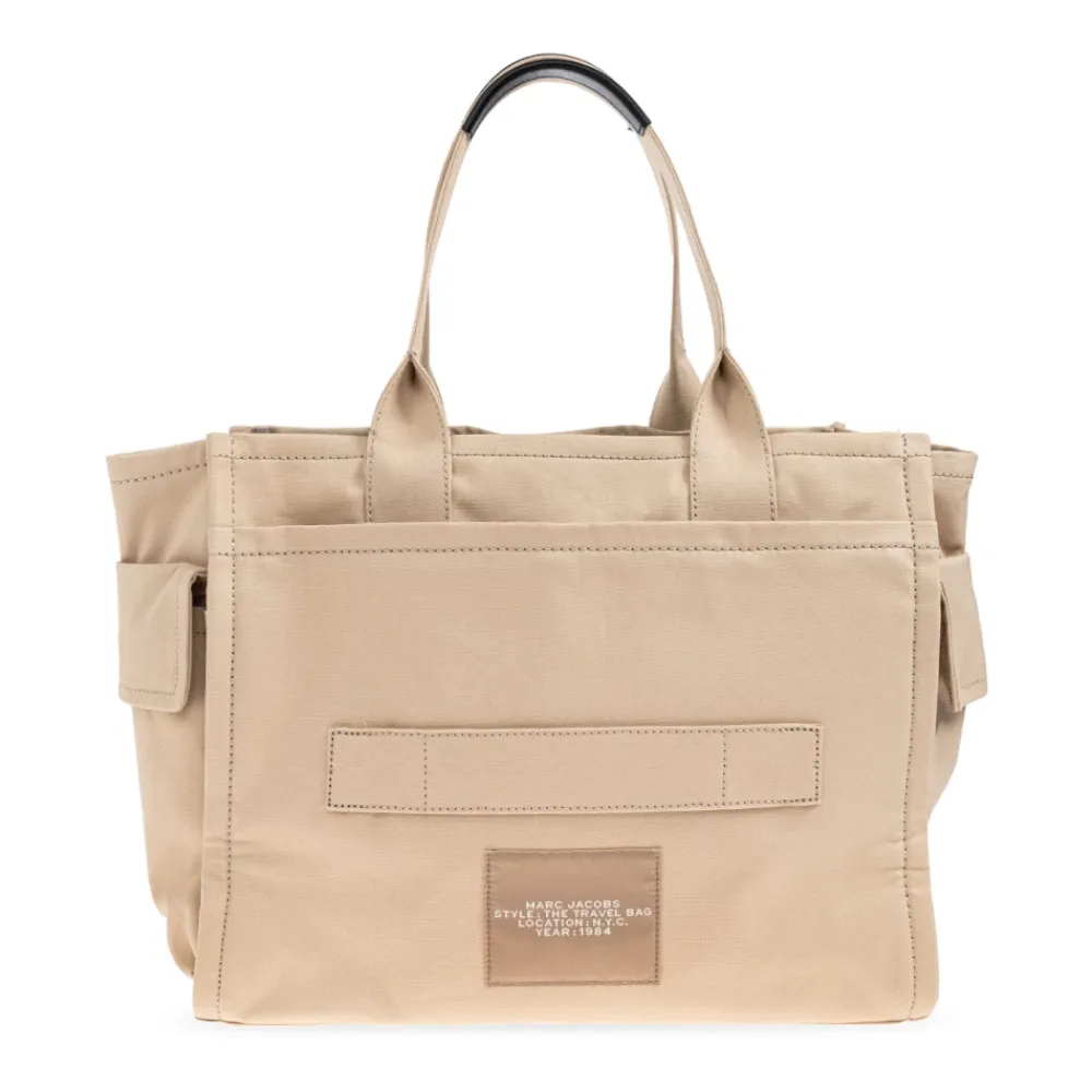 Indkøbstasker^Marc Jacobs Shopper taske The Travel Bag Beige