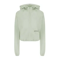 Træningsjakker^HINNOMINATE Short Nylon Hooded Jacket Grøn