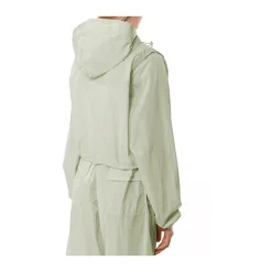 Træningsjakker^HINNOMINATE Short Nylon Hooded Jacket Grøn