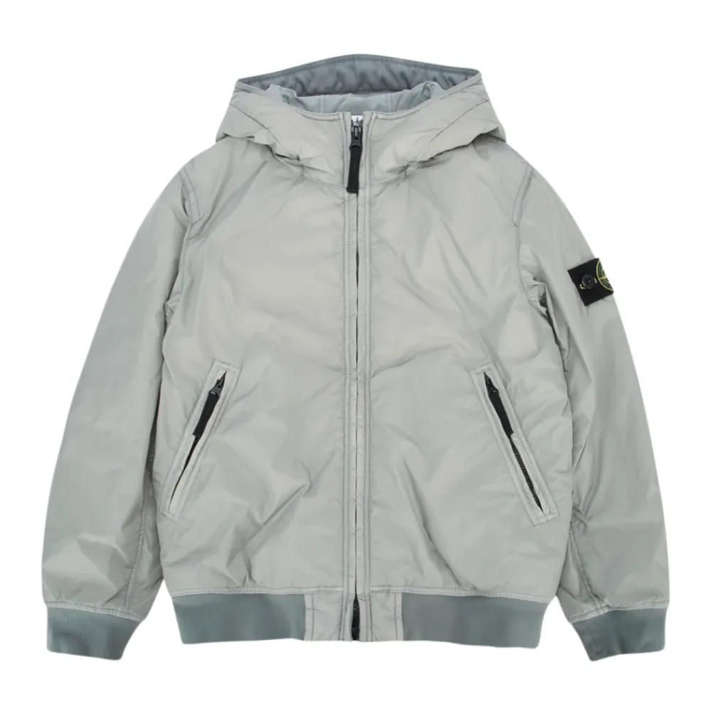 Jakker<Stone Island Short Parka Grå