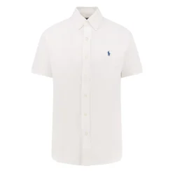 Skjorter<Polo Ralph Lauren Short Sleeve Shirts Hvid