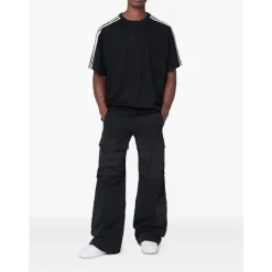 T-Shirts & Toppe<Y-3 Short Sleeve Tee 3-Stripes Sort