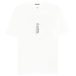 T-Shirts<C.P. Company Short Sleeve T-Shirt Hvid