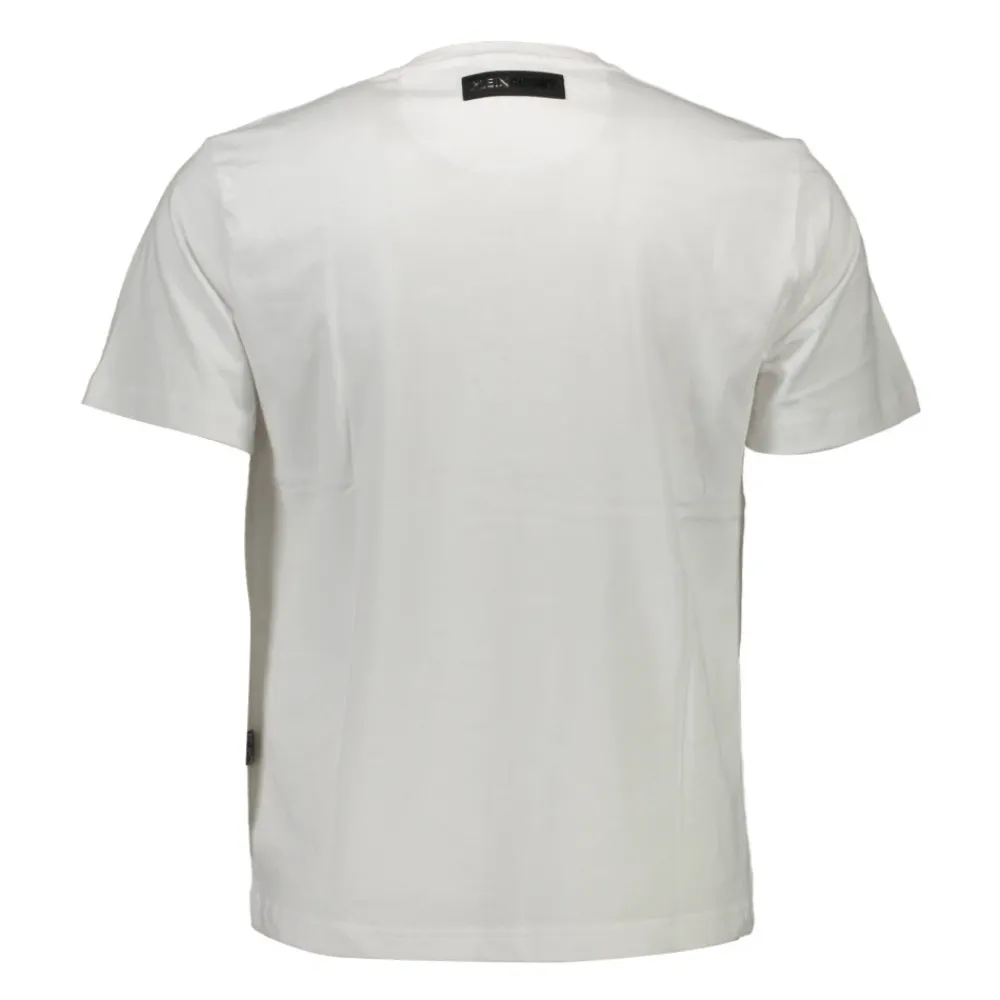 T-Shirts & Toppe<Plein Sport Short Sleeve T-Shirt Hvid