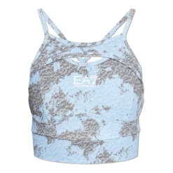 T-Shirts & Toppe^Emporio Armani EA7 Short Træningstop Med Stropper Blå