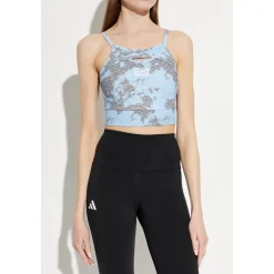 T-Shirts & Toppe^Emporio Armani EA7 Short Træningstop Med Stropper Blå
