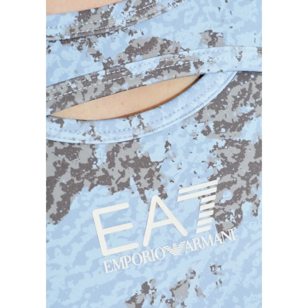 T-Shirts & Toppe^Emporio Armani EA7 Short Træningstop Med Stropper Blå