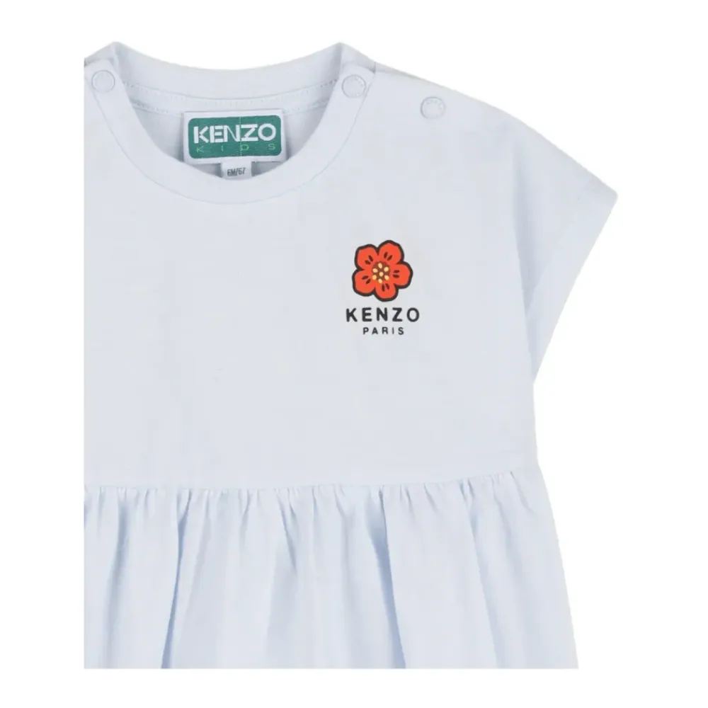 Kjoler & Nederdele^Kenzo Short-sleeve Puff Skirt Dress Blå