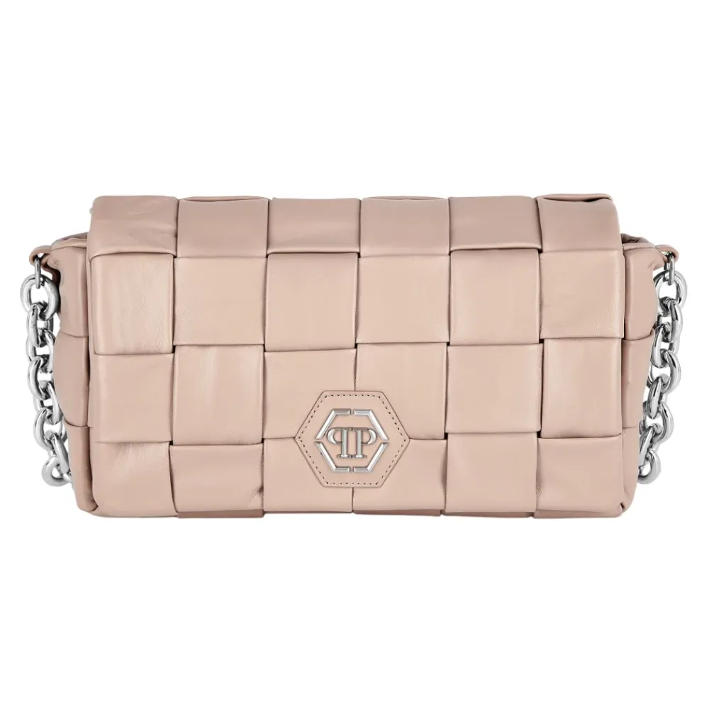 Skuldertasker^Philipp Plein Shoulder Bag Hexagon Beige