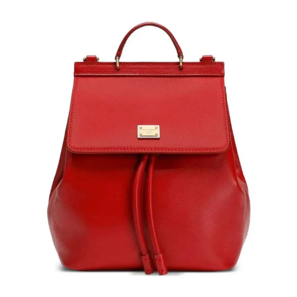 Tasker^Dolce & Gabbana Sicily Backpack Rød