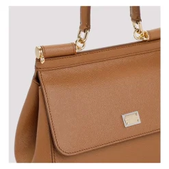 Håndtasker<Dolce & Gabbana Sicily Medium Bag Brun