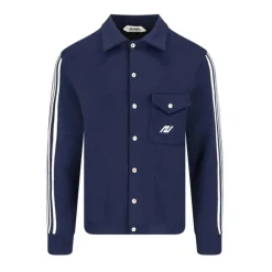 Træningsjakker^Autry Side Stripe Cardigan Blå