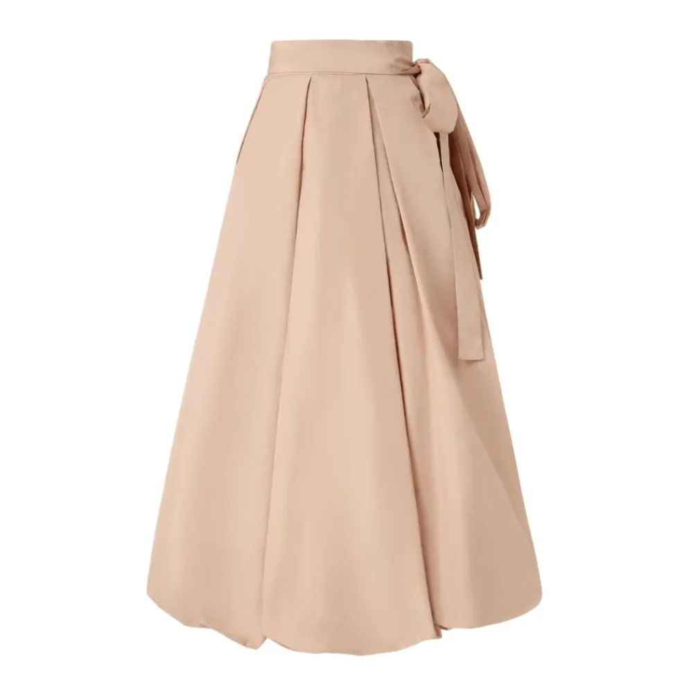 Nederdele<PINKO Side Tie Front Slit Nederdel Pink