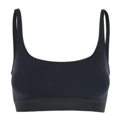 T-Shirts & Toppe<Tom Ford Signature Bralette Sort
