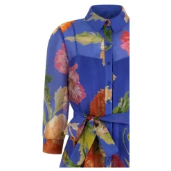 Kjoler^Carolina Herrera Silk Organza Trench Skjortekjole Multifarvet