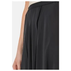 Nederdele<Forte Forte Silke Chiffon Lang Nederdel Sort