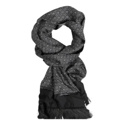 Halstørklæder Og Tørklæder<Dolce & Gabbana Silke Frynser Foulard Tørklæde Sort