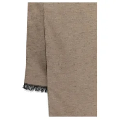 Halstørklæder Og Tørklæder^Emporio Armani Silke Frynset Tørklæde Beige