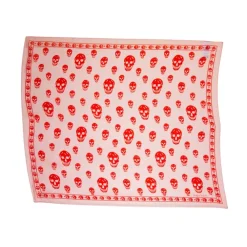 Tørklæder^Alexander McQueen Silke Skull Tørklæde - Pink