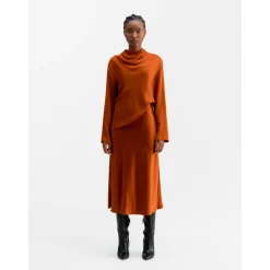 Bluser & Skjorter^Ahlvar Gallery Silkebluse Brun