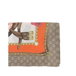 Tørklæder<Gucci Silkeskærf Multifarvet