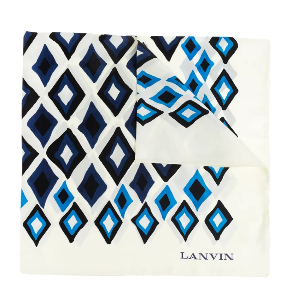 Halstørklæder Og Tørklæder<Lanvin Silketørklæde Hvid