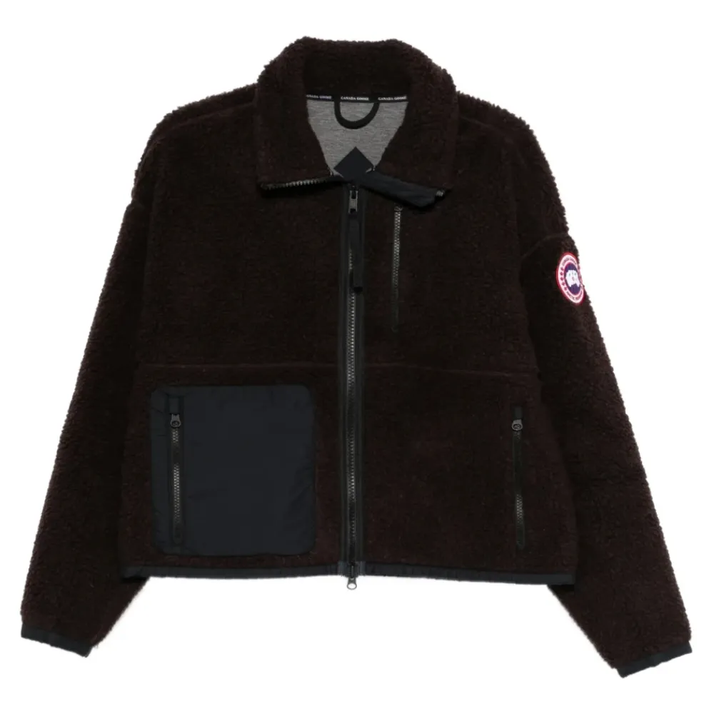 Fleece<Canada Goose Simcoe Fleece Sweater med Lynlås Brun