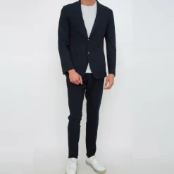 Jakkesæt^Eleventy Single Breasted Suit Jogger Pants Blå