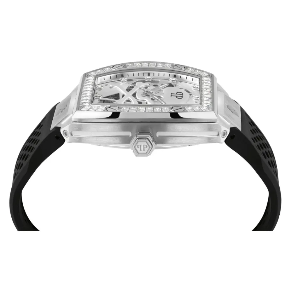 Ure<Philipp Plein Skeleton Crystal Ur Grå