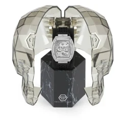 Ure<Philipp Plein Skeleton Crystal Ur Grå