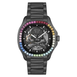 Ure^Philipp Plein Skeleton Spectre Rainbow Automatisk Ur Sort